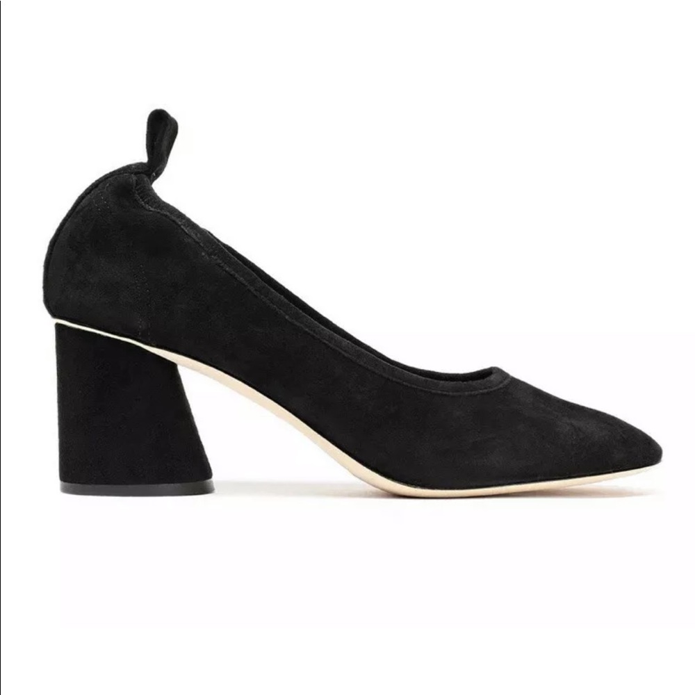 TORY BURCH Womens Suede pumps Black Size 8